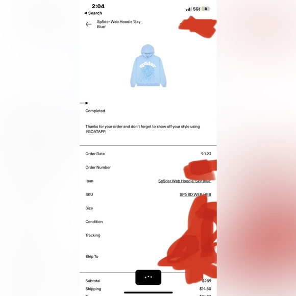 Sp5der Sky blue - Picture 2 of 5